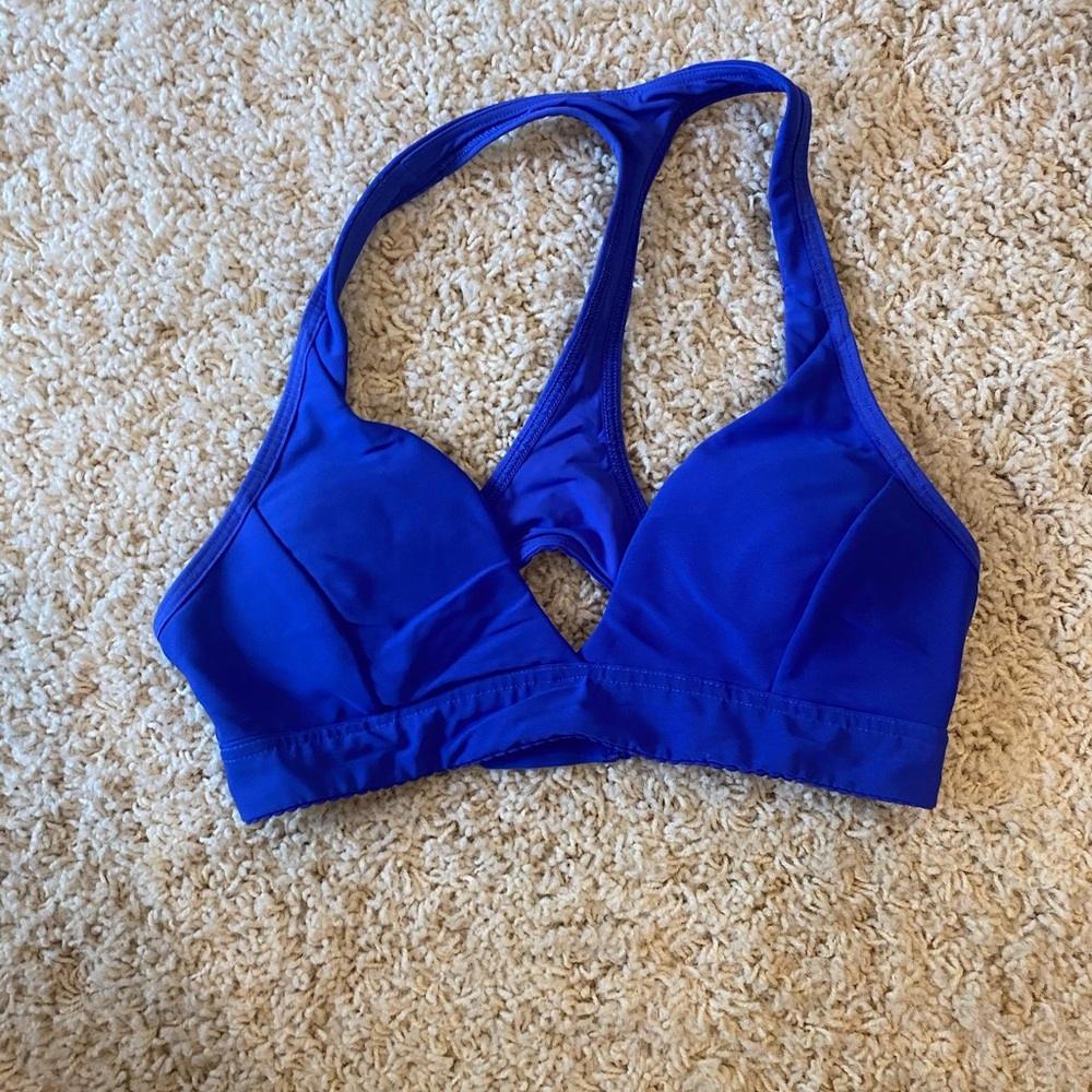 Blue bra lululemon
